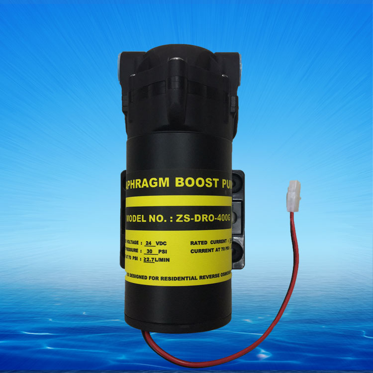 商用機(jī)售水機(jī)展申400G增壓泵喇叭大流量隔膜水泵電機(jī)24V36v